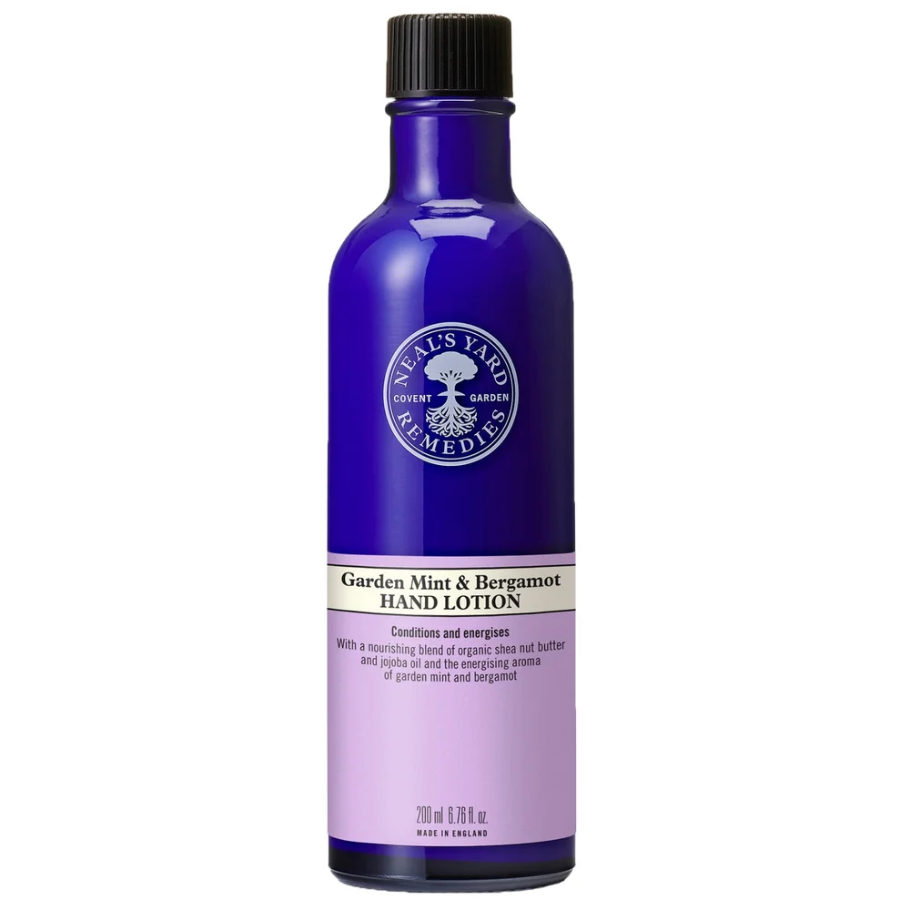 Neal's Yard Remedies Hand Care Garden Mint & Bergamot Hand Lotion 200ml Image 1