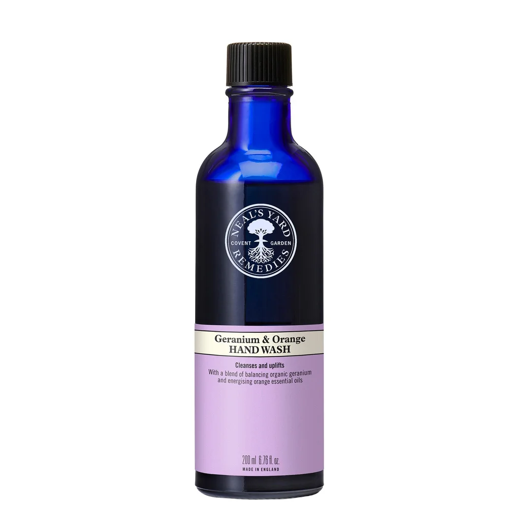 Neal's Yard Remedies Hand Care Geranium & Orange Hand Wash Pumpless 200ml Image 1