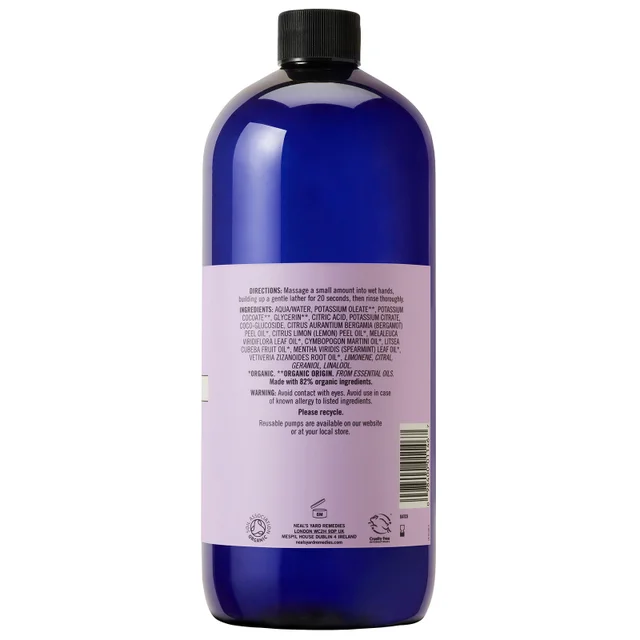 Neal's Yard Remedies Garden Mint & Bergamot Hand Wash 950ml