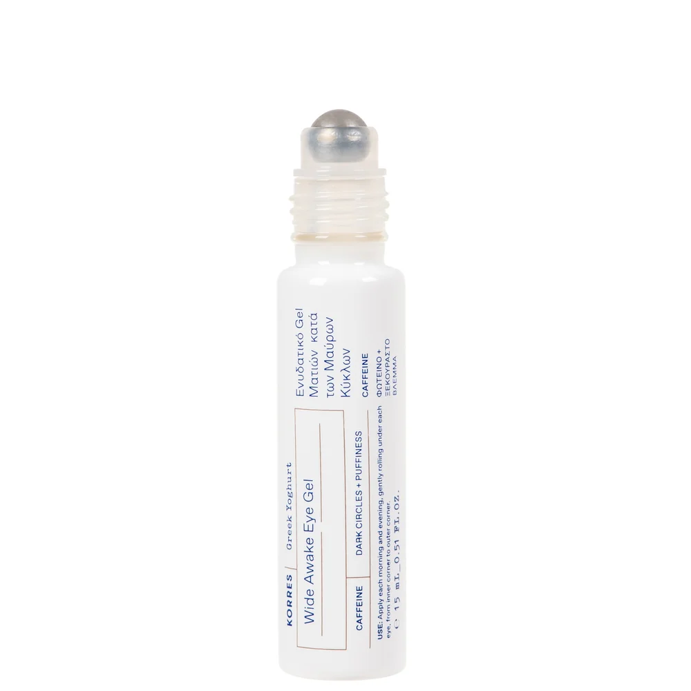 KORRES Face Care Greek Yoghurt Wide Awake Eye Gel 15ml Image 1