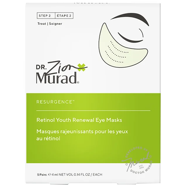 Murad Masks & Peels Resurgence: Retinol Youth Renewal Eye Masks 5 Pairs