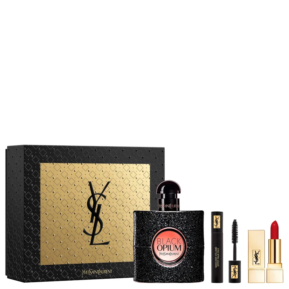 Yves Saint Laurent Gifts & Sets Black Opium Eau de Parfum 50ml & Makeup Icons Gift Set Image 1