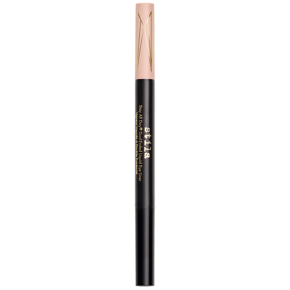 Stila Stay All Day Dual-Ended Waterproof Liquid Eye Liner Kitten Kosmo/Intense Black 1ml Image 1