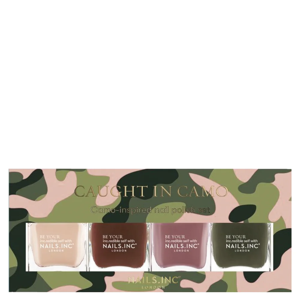 NAILS.INC Nail Polish Quad Caught In Camo Image 1