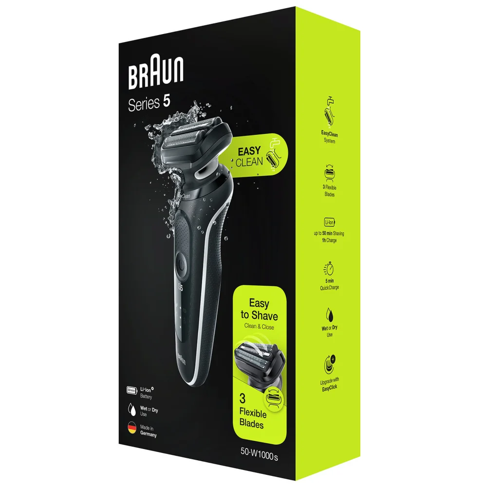 Braun Series Shavers Series 5 50-W1000s Wet & Dry Shaver Image 1