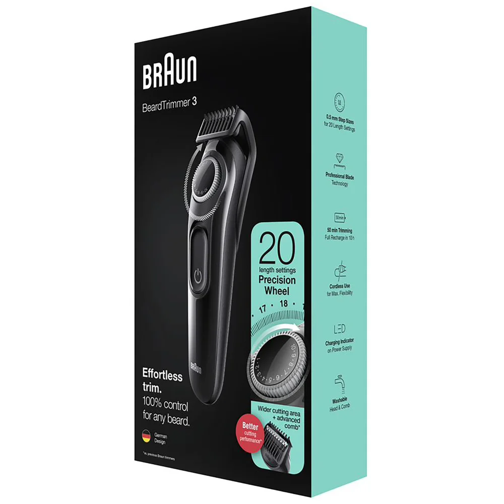 Braun Series Shavers Beard Trimmer 3 BT3322 Image 1
