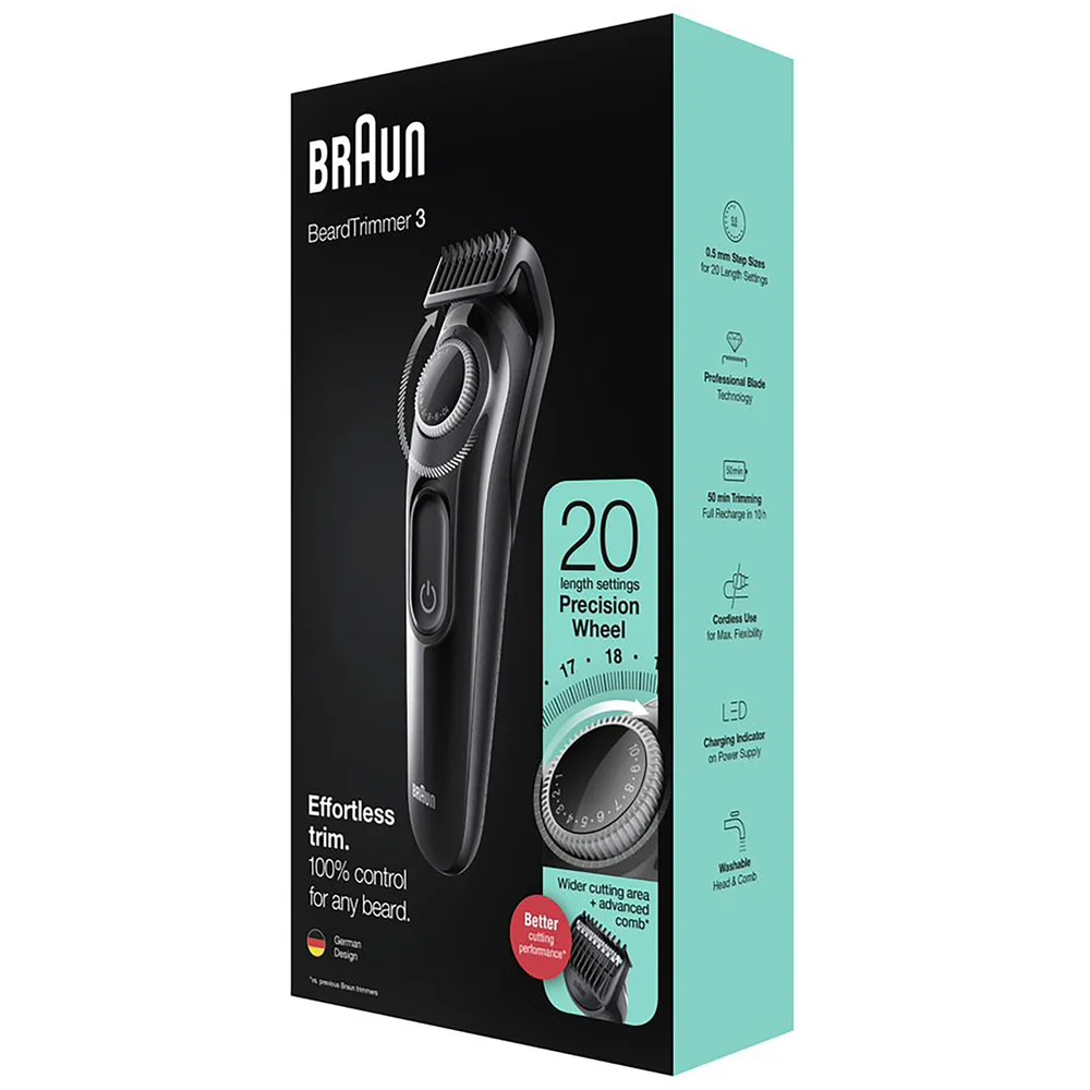 Braun Series Shavers Beard Trimmer 3 BT3322 Image 1
