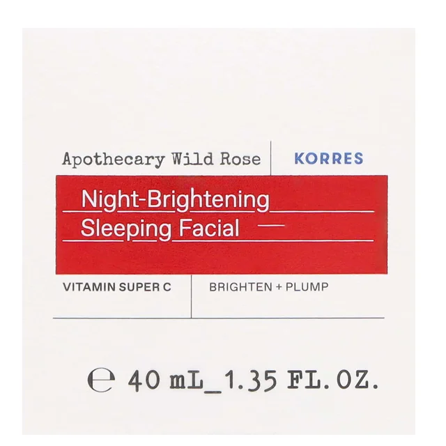 KORRES Apothecary Wild Rose Night-Brightening Sleeping Facial 40ml