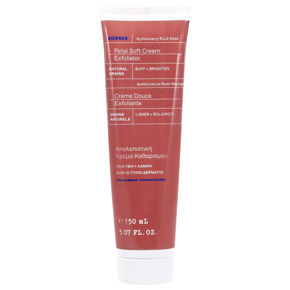 KORRES Face Care Apothecary Wild Rose Petal Soft Cream Exfoliator 200ml Image 1