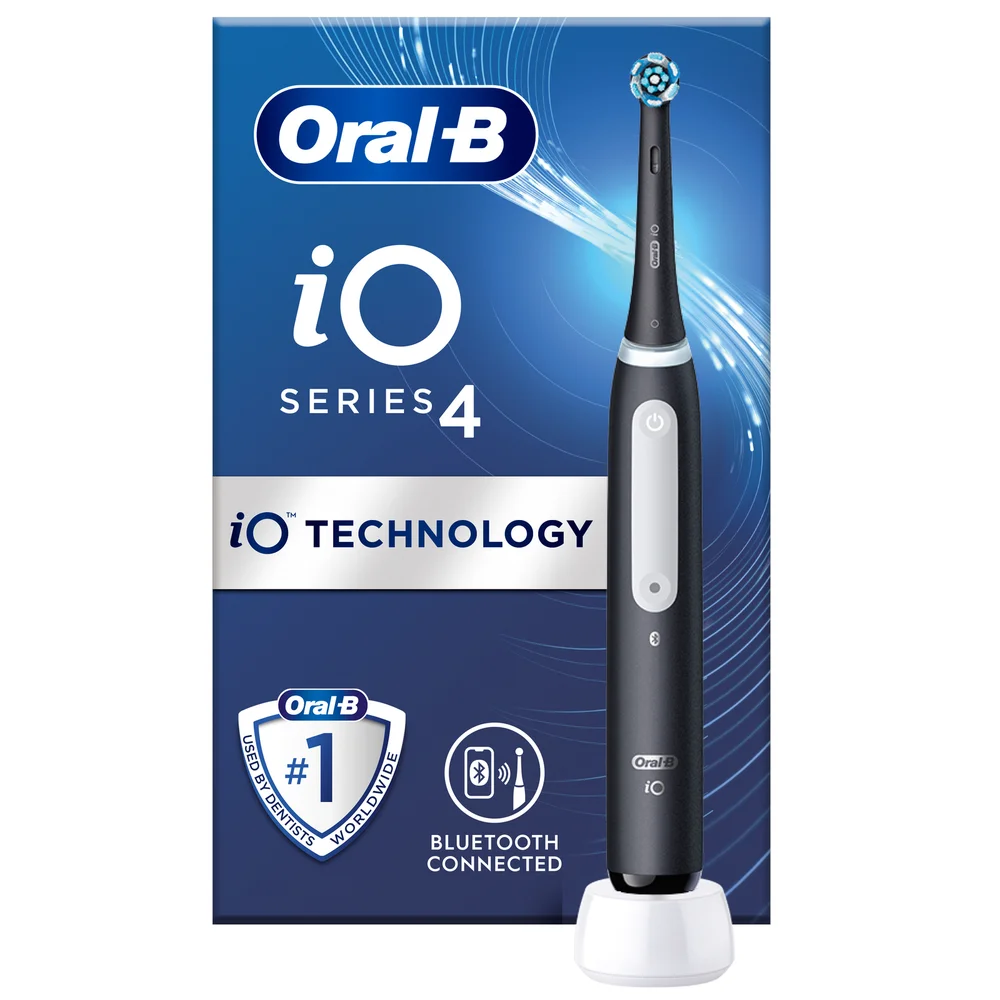 Oral-B iO 4 Black Electric Toothbrush Image 1