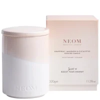 Neom Wellbeing London Scent To Boost Your Energy Grapefruit, Mandarin & Eucalyptus Scented Candle 320g