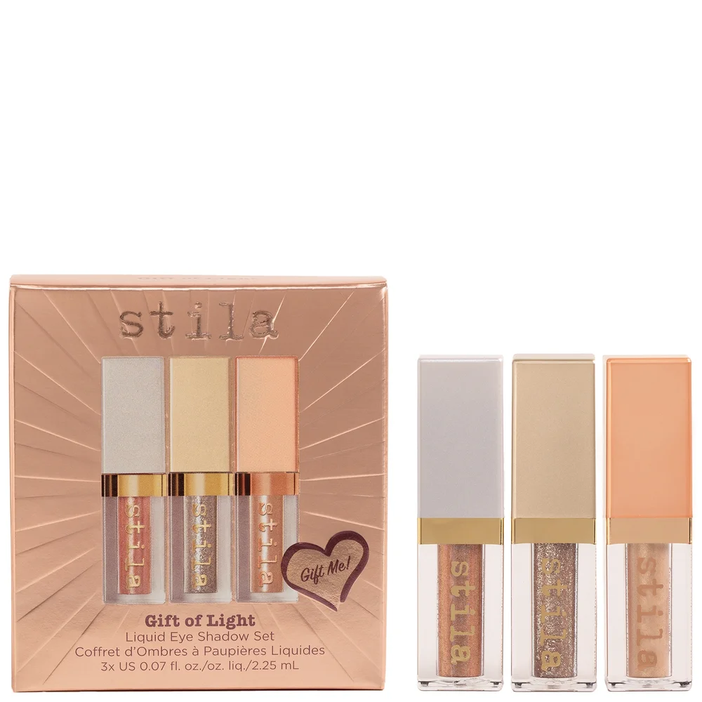 Stila Christmas 2022 Gift of Light Liquid Eyeshadow Trio Set Image 1