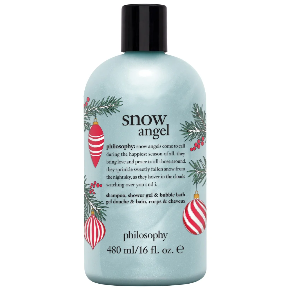 philosophy Bath & Shower Gels Snow Angel Shampoo, Shower Gel & Bubble Bath 480ml Image 1