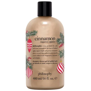 philosophy Christmas 2022 Cinnamon Sugared Apples Shower Gel & Bubble Bath 480ml