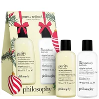philosophy Christmas 2022 Skin Care Purity Cleanser and Wash Gift Set