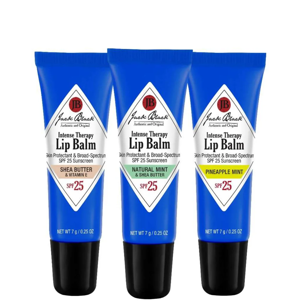 Jack Black Face Lip Balm Trio Tin Gift Set Image 1