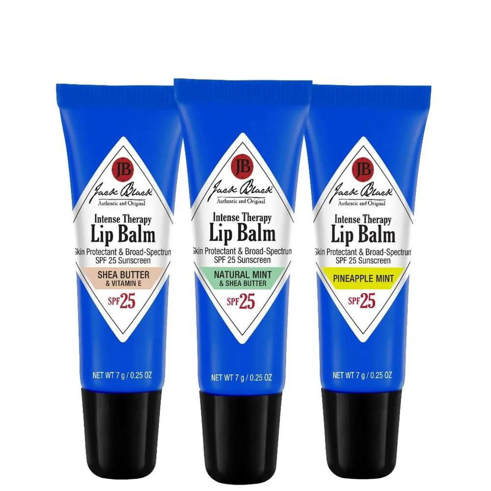 Jack Black Face Lip Balm Trio Tin Gift Set Image 1
