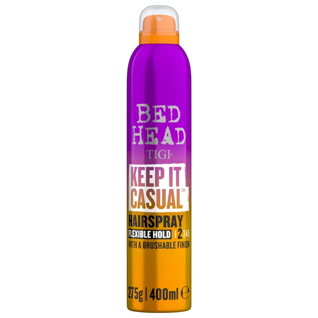 TIGI Bed Head Keep It Casual Flexible Hairspray With Brushable Finish 400ml