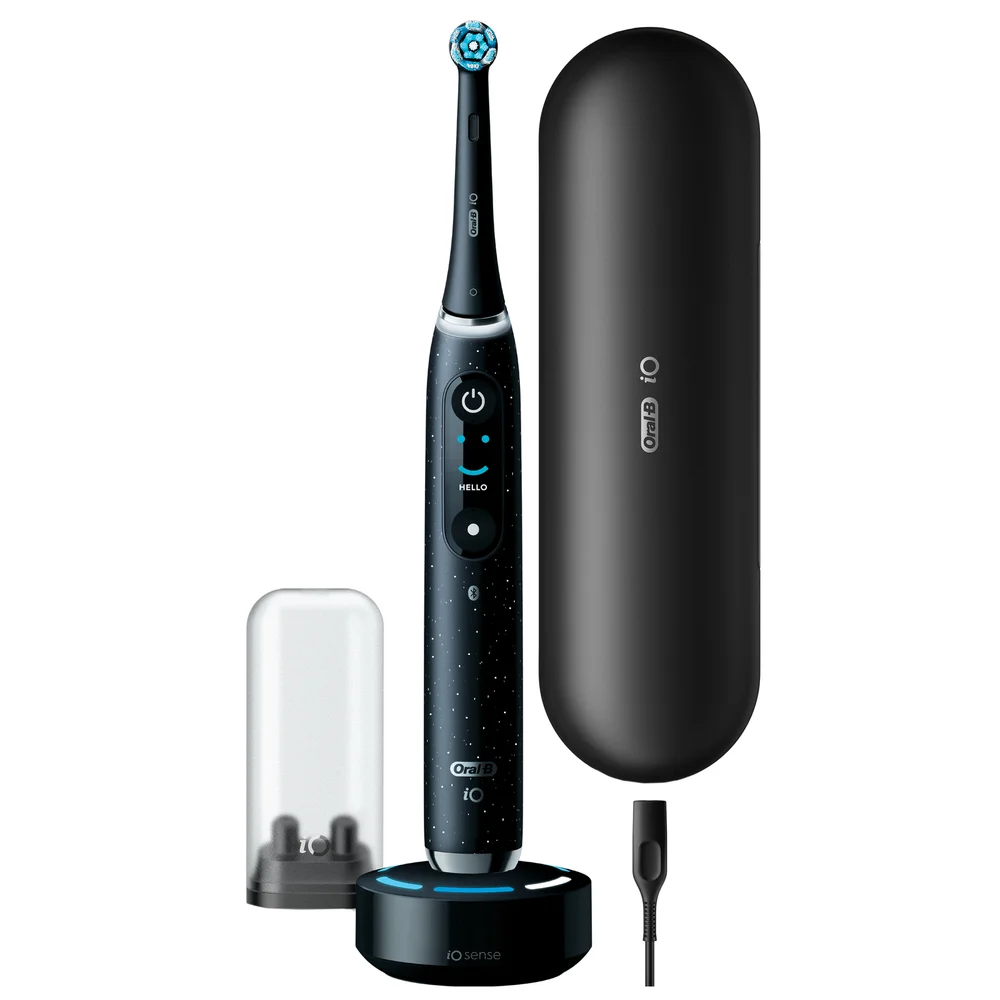 Oral-B iO 10 Cosmic Black Electric Toothbrush with Charging Travel Case Image 1
