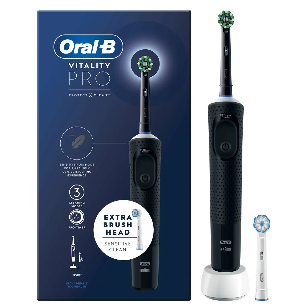 Oral-B Vitality Pro Black Electric Toothbrush Image 1