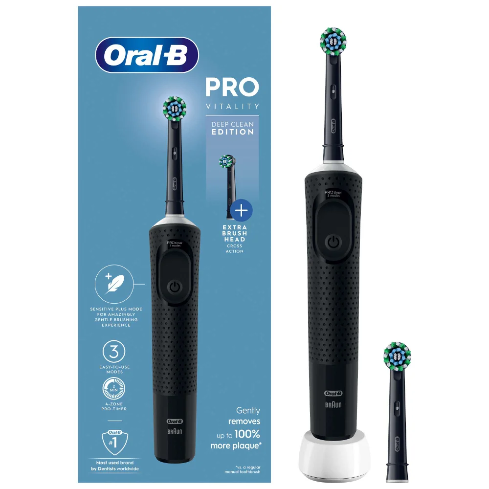 Oral-B Vitality Pro Black Electric Toothbrush Image 1