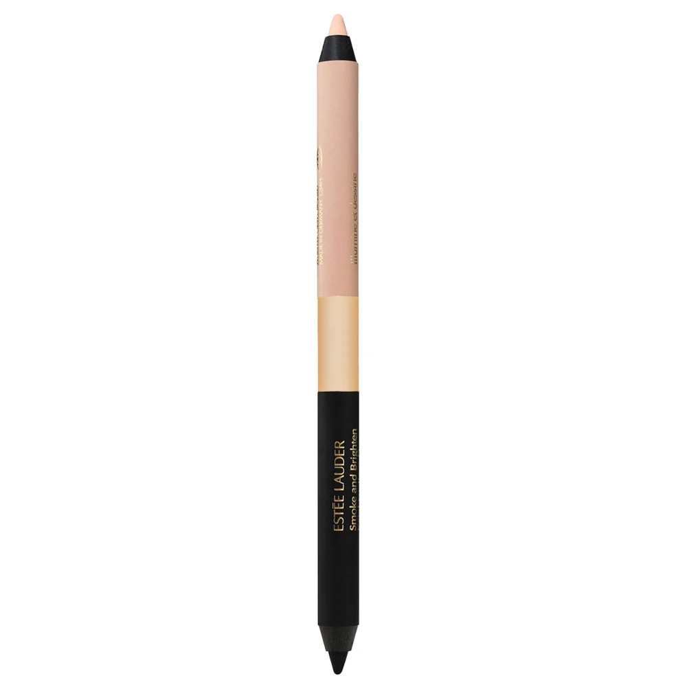Estée Lauder Smoke and Brighten Kajal Eyeliner Duo - Noir / Cream 1g Image 1