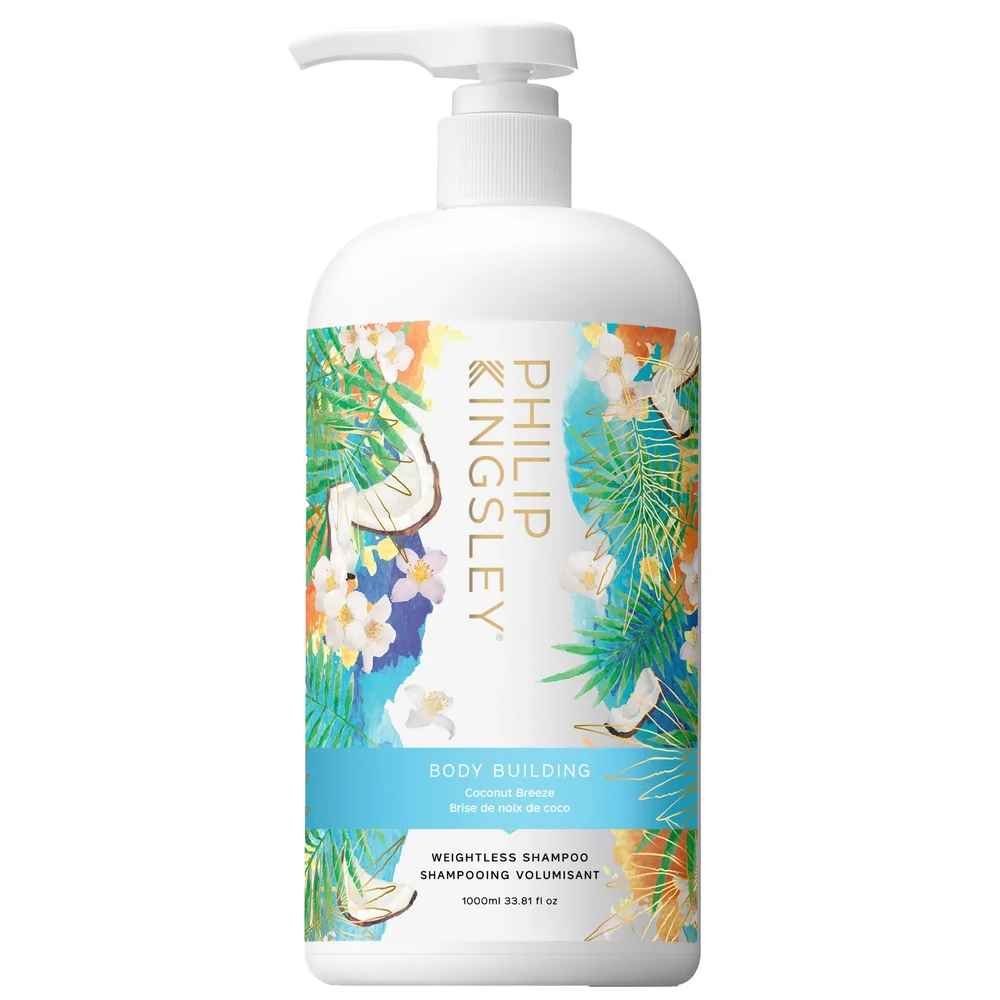 Philip Kingsley Shampoo Coconut Breeze Body Building Shampoo 1000ml (Worth £70) Image 1