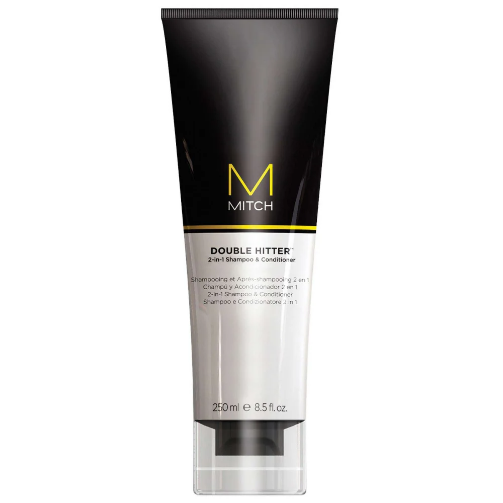 Paul Mitchell Mitch Double Hitter 2-in-1 Shampoo and Conditioner 250ml Image 1