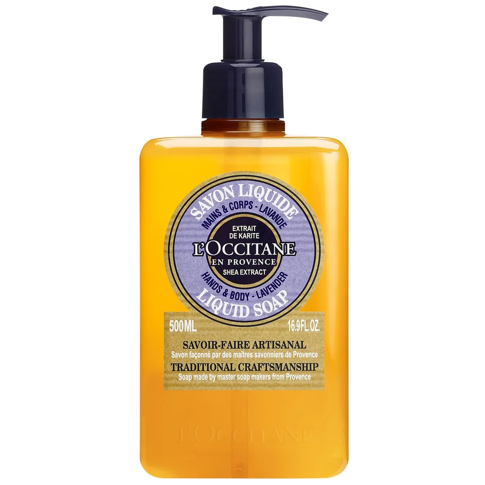 L'OCCITANE  Shea Butter Lavender Liquid Soap 500ml Image 1