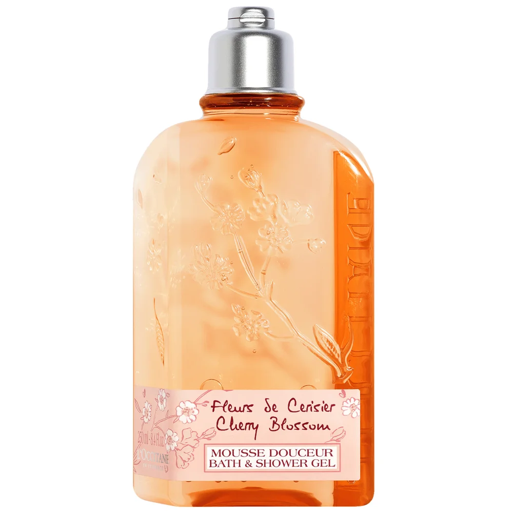 L'Occitane Cherry Blossom Bath & Shower Gel 250ml Image 1