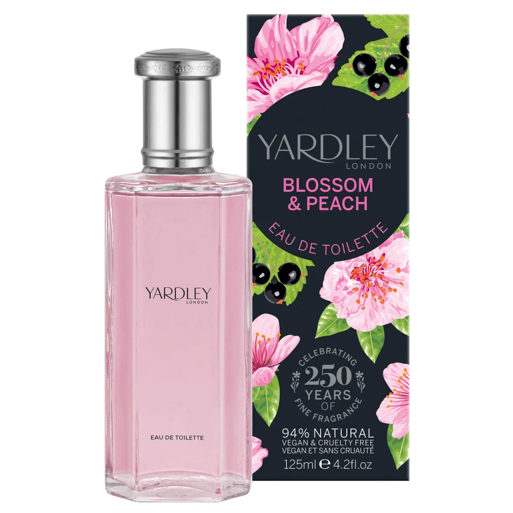 Yardley Blossom & Peach Eau de Toilette Spray 125ml Image 1