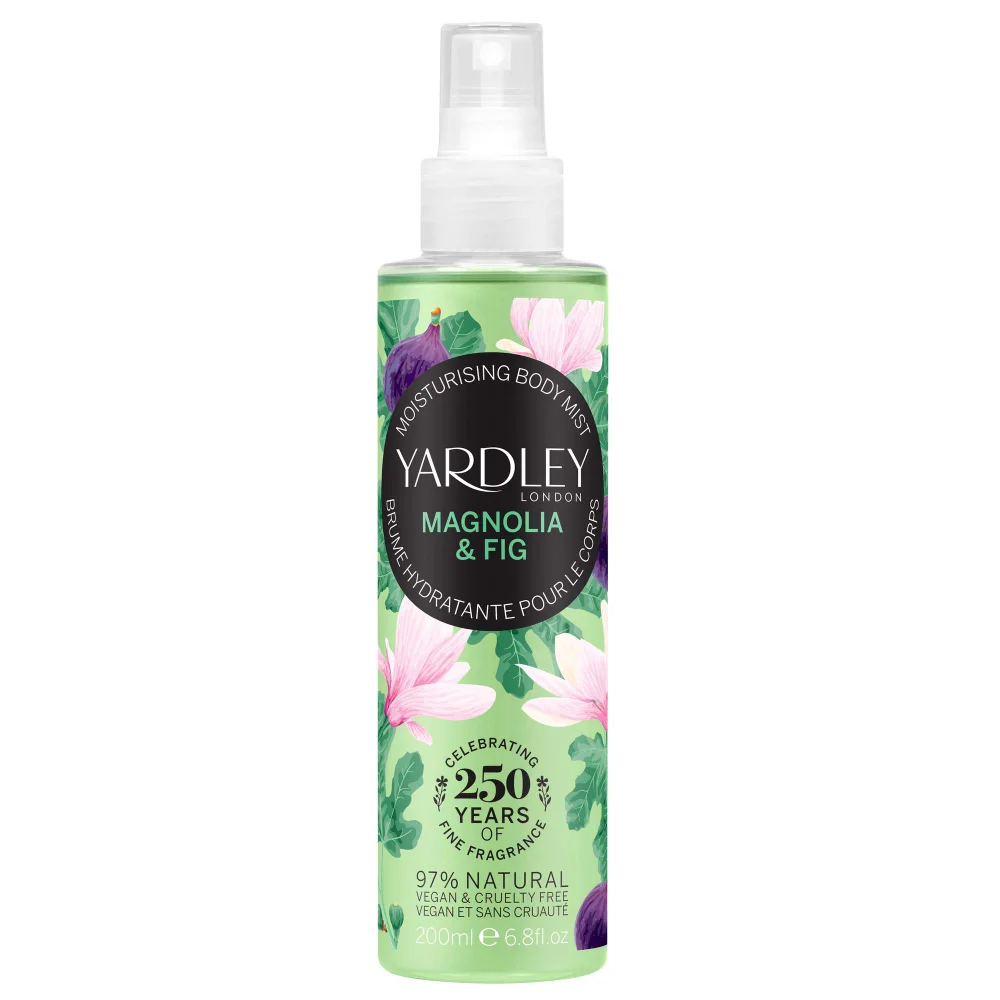 Yardley Magnolia & Fig Moisturising Fragrance Body Mist 200ml Image 1