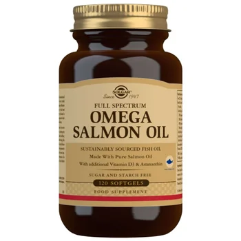 Solgar Omegas & Fatty Acids Full Spectrum Omega Salmon Oil x 120