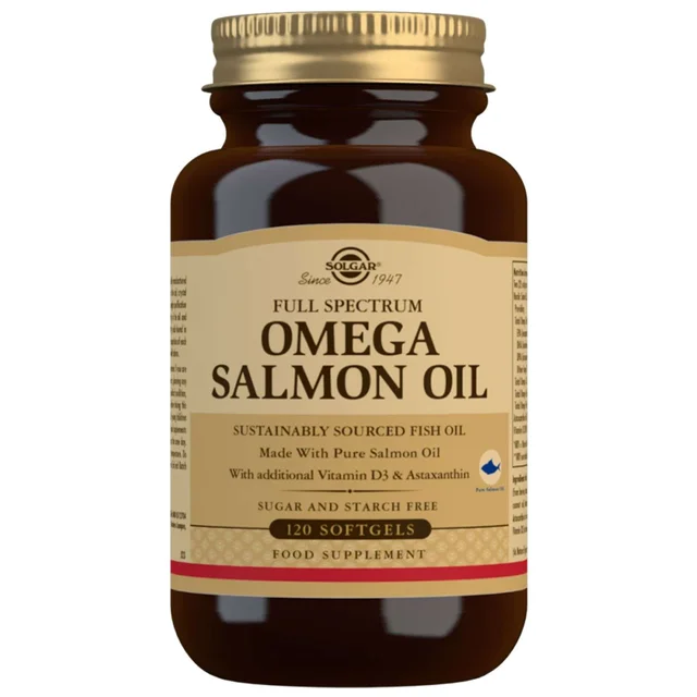 Solgar Omegas & Fatty Acids Full Spectrum Omega Salmon Oil x 120