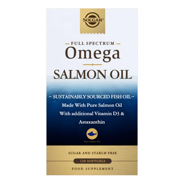 Solgar Omegas & Fatty Acids Full Spectrum Omega Salmon Oil x 120