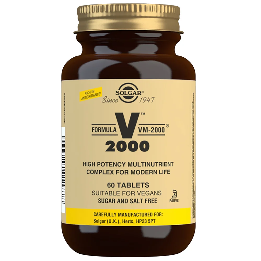 Solgar Vitamins Formula VM-2000 Tablets x 60 Image 1