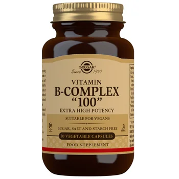 Solgar Vitamins Vitamin B-Complex "100" Extra High Potency Vegetable Capsules x 50