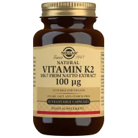 Solgar Natural Vitamin K2 (MK-7) 100 µg Vegetable Capsules x 50