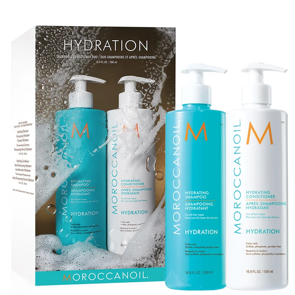 Moroccanoil Gifts & Sets Hydrating Shampoo & Conditioner 500ml Duo (Worth £71.40) Image 1