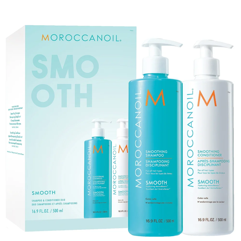 Moroccanoil Gifts & Sets Smoothing Shampoo & Conditioner 500ml Duo (Worth £79.80) Image 1
