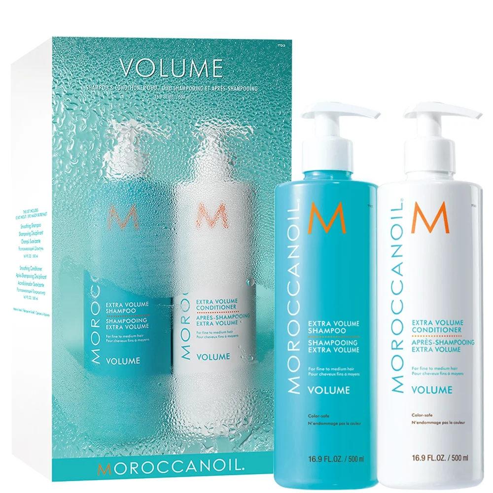 Moroccanoil Gifts & Sets Extra Volume Shampoo & Conditioner 500ml Duo (Worth £79.80) Image 1