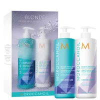 Moroccanoil Gifts & Sets Blonde Perfecting Shampoo & Conditioner 500ml Duo (Worth £99.75)