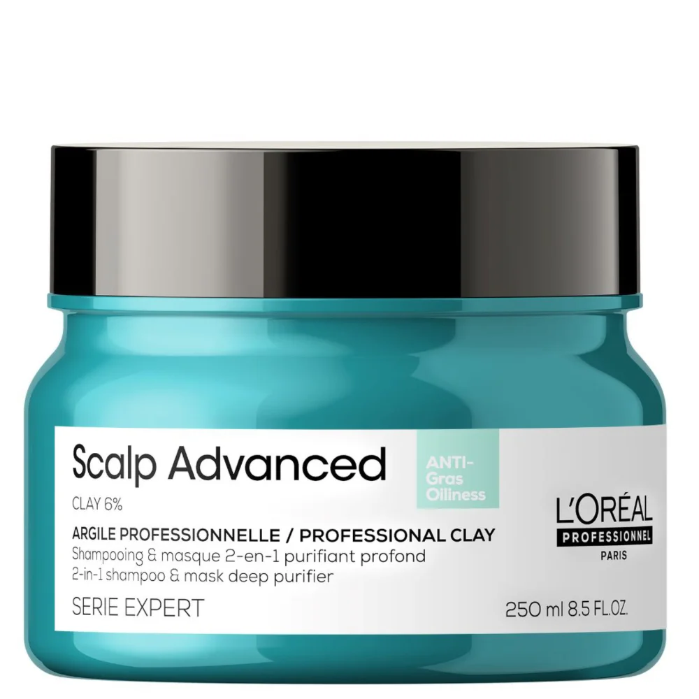 L'Oréal Professionnel SERIE EXPERT Scalp Advanced Anti-Oiliness 2-in-1 Deep Purifier Clay 250ml Image 1