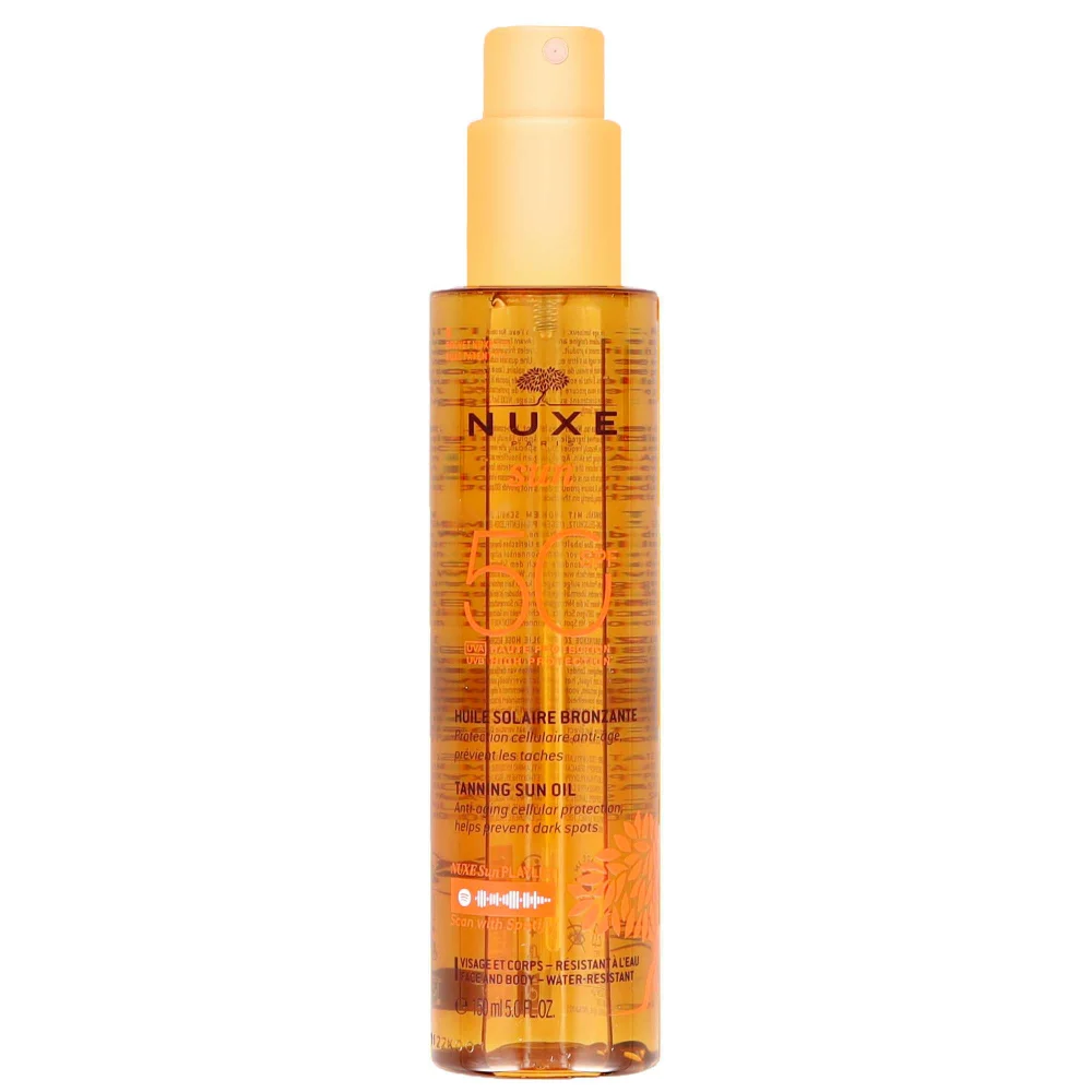 Nuxe Tanning Sun Oil High Protection for Face & Body SPF50 150ml Image 1