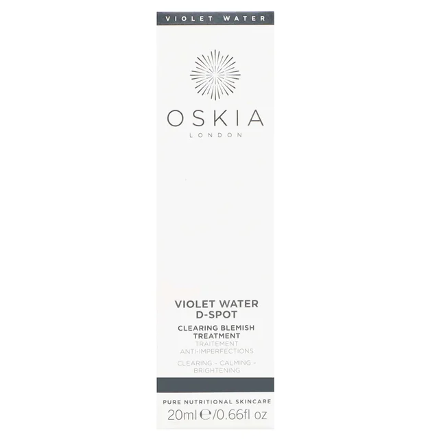 Oskia Violet Water D-Spot Clearing Blemish Treatment 20ml