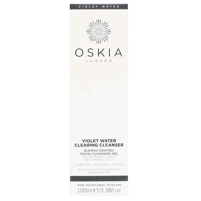 Oskia Violet Water Blemish Control Clearing Cleanser 100ml