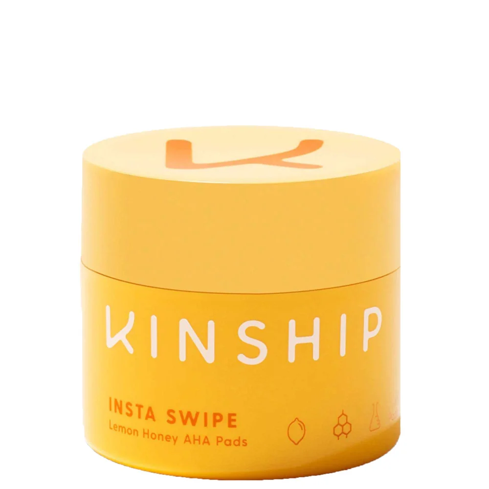 Kinship Acne Treatments Insta Swipe Lemon Honey AHA Pads x 45 Image 1