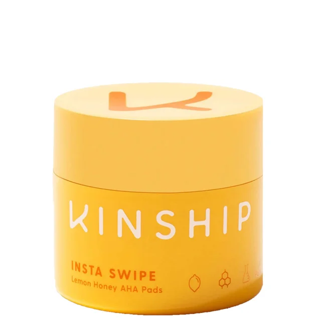 Kinship Acne Treatments Insta Swipe Lemon Honey AHA Pads x 45