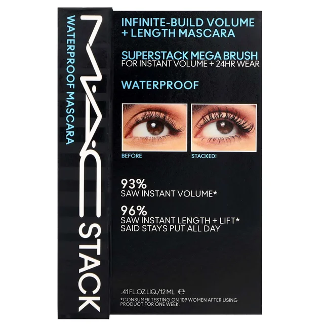 M.A.C Mascara MacStack Waterproof Mascara Black 12ml