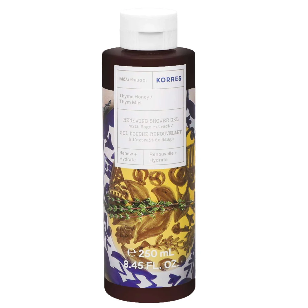 KORRES Thyme Honey Renewing Shower Gel 250ml Image 1